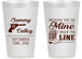 Personalized Wedding 14 oz Frosted Cups - I Walk The Line | 555
