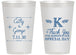 Personalized Wedding 14 oz Frosted Cups - Monogram | 556
