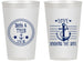 Personalized Wedding 14 oz Frosted Cups - Anchor The Soul | 558