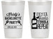 Personalized Bachelorette 14 oz Frosted Cups - Fiesta Siesta Tequila Repeat | 60002