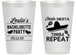 Personalized Bachelorette 14 oz Frosted Cups - Fiesta Siesta Tequila Repeat | 60003