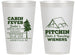 Personalized Bachelorette 14 oz Frosted Cups - Camping | 60019