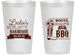 Personalized Bachelorette 14 oz Frosted Cups - Boots Bouquets Bbq | 60035