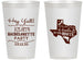 Personalized Bachelorette 14 oz Frosted Cups - Texas Cowgirl | 60041