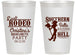 Personalized Bachelorette 14 oz Frosted Cups - Raising Hell Last Rodeo | 60042