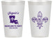 Personalized Bachelorette 14 oz Frosted Cups - Mardi Gras | 60062