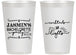 Personalized Bachelorette 14 oz Frosted Cups - Cocktails And Lights | 60065