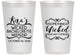 Personalized Bachelorette 14 oz Frosted Cups - Something Wicked | 60076