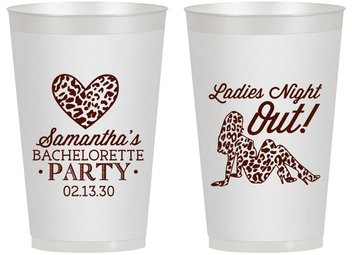 Personalized Bachelorette 14 oz Frosted Cups - Ladies Night Out | 60086