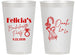 Personalized Bachelorette 14 oz Frosted Cups - Paris | 60090