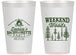 Personalized Bachelorette 14 oz Frosted Cups - Camping | 60094