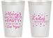 Personalized Bachelorette 14 oz Frosted Cups - Ladies Night Out | 60101