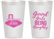 Personalized Bachelorette 14 oz Frosted Cups - Good Girls Naughty | 60111