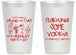 Personalized Bachelorette 14 oz Frosted Cups - Lets Get Wasted | 60119