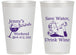 Personalized Bachelorette 14 oz Frosted Cups - Save Water Drink Wine | 60120