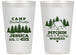Personalized Bachelorette 14 oz Frosted Cups - Camping | 60124