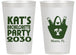 Personalized Bachelorette 14 oz Frosted Cups - Beach | 60126