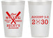 Personalized Bachelorette 14 oz Frosted Cups - Last Swing Before Ring | 60127