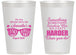 Personalized Bachelorette 14 oz Frosted Cups - Something Borrowed | 60133
