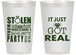Personalized Bachelorette 14 oz Frosted Cups - Just Got Real | 60141