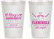 Personalized Bachelorette 14 oz Frosted Cups - Lets Flamingle Still Single | 60144
