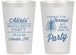 Personalized Bachelorette 14 oz Frosted Cups - Formal Party | 60145