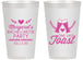 Personalized Bachelorette 14 oz Frosted Cups - One Last Toast | 60147