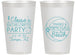 Personalized Bachelorette 14 oz Frosted Cups - Manis Mimosas | 60149