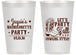 Personalized Bachelorette 14 oz Frosted Cups - Cowgirl Boots | 60163