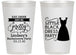 Personalized Bachelorette 14 oz Frosted Cups - Little Black Dress | 60164