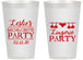 Personalized Bachelorette 14 oz Frosted Cups - Lingerie Party | 60171