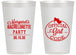 Personalized Bachelorette 14 oz Frosted Cups - Official Girl Code | 60176