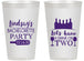 Personalized Bachelorette 14 oz Frosted Cups - Wine Drink Or Two | 60178