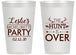Personalized Bachelorette 14 oz Frosted Cups - The Hunt Is Over | 60184