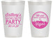 Personalized Bachelorette 14 oz Frosted Cups - Las Vegas | 60190