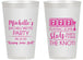 Personalized Bachelorette 14 oz Frosted Cups - Las Vegas | 60195
