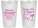 Personalized Bachelorette 14 oz Frosted Cups - Raising Hell In Vegas | 60196