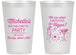 Personalized Bachelorette 14 oz Frosted Cups - Las Vegas | 60199