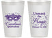 Personalized Quinceanera 14 oz Frosted Cups - Mardi Gras Quince | 70010