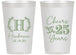 Personalized Anniversary 14 oz Frosted Cups - Cheers To 25 Years | 80002