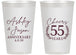 Personalized Anniversary 14 oz Frosted Cups - Cheers To 55 Years | 80008