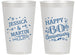 Personalized Anniversary 14 oz Frosted Cups - Cheers To 60 Years | 80009