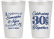 Personalized Anniversary 14 oz Frosted Cups - 30 Years Together | 80013