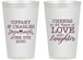 Personalized Anniversary 14 oz Frosted Cups - Cheers To 45 Years | 80016