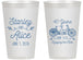 Personalized Anniversary 14 oz Frosted Cups - Cheers To 40 Years | 80025