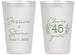 Personalized Anniversary 14 oz Frosted Cups - Cheers To 45 Years | 80026