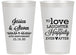 Personalized Anniversary 14 oz Frosted Cups - 40th Wedding | 80035