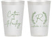 Personalized Wedding 14 oz Frosted Cups - Monogram | 803