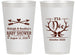 Personalized Baby Shower 14 oz Frosted Cups - It’s A Doe Antler | 90001