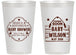 Personalized Baby Shower 14 oz Frosted Cups - Gender Reveal Buck Or Doe | 90002